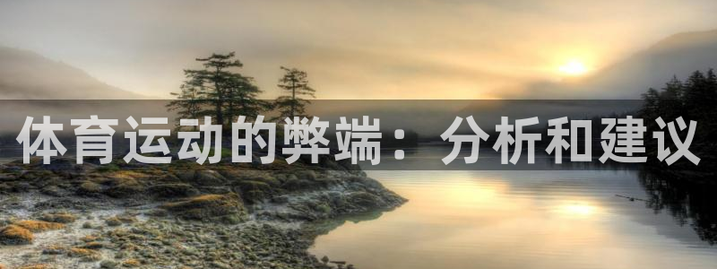 杏宇4开户：体育运动的弊端：分析和建议