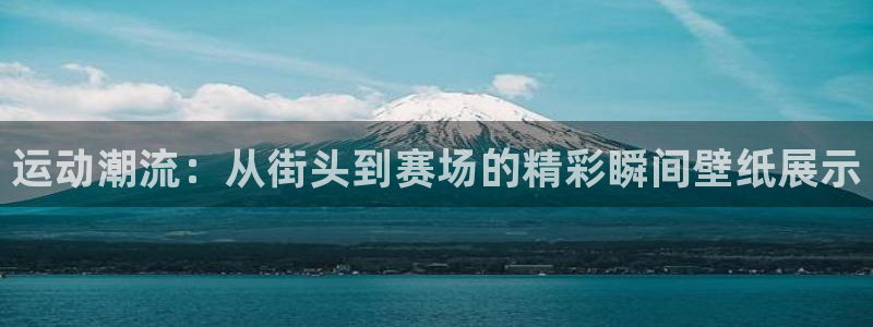杏宇2登录入口：运动潮流：从街头到赛场的精彩瞬间壁纸展示