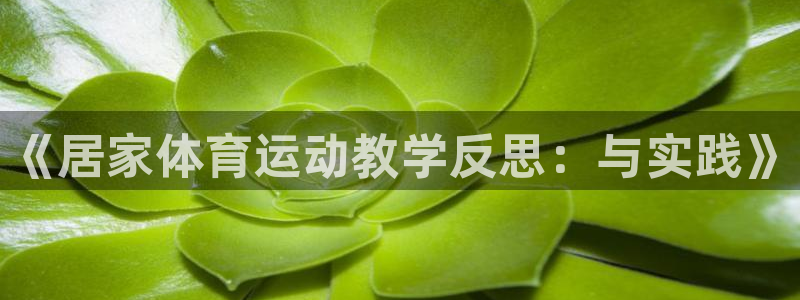 杏宇凯捷平台：《居家体育运动教学反思：与实践》